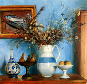 Margaret Olley - 'Hawkesbury Flowers and Pears'